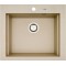 Pyramis Pyragranite Siros Υποκαθήμενος Νεροχύτης Γρανίτη Ματ Dark Beige 57x51.5cm 070201101